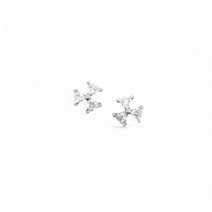 18K White Gold, Diamond Earrings