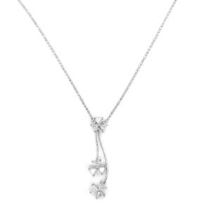 18K White Gold, Diamond Necklace