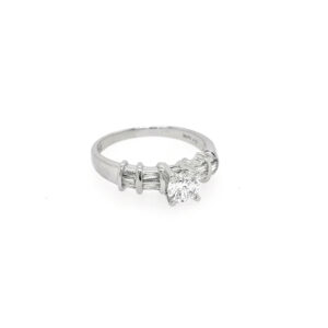 18K White Gold, Diamond Ring