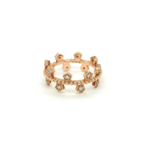 18K Rose Gold, Diamond Ring