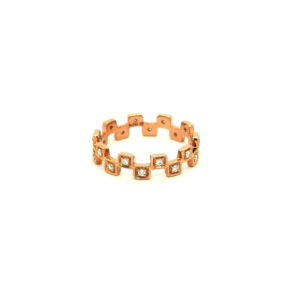 18K Rose Gold, Diamond Ring