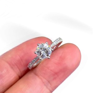 18K White Gold, Diamond Ring